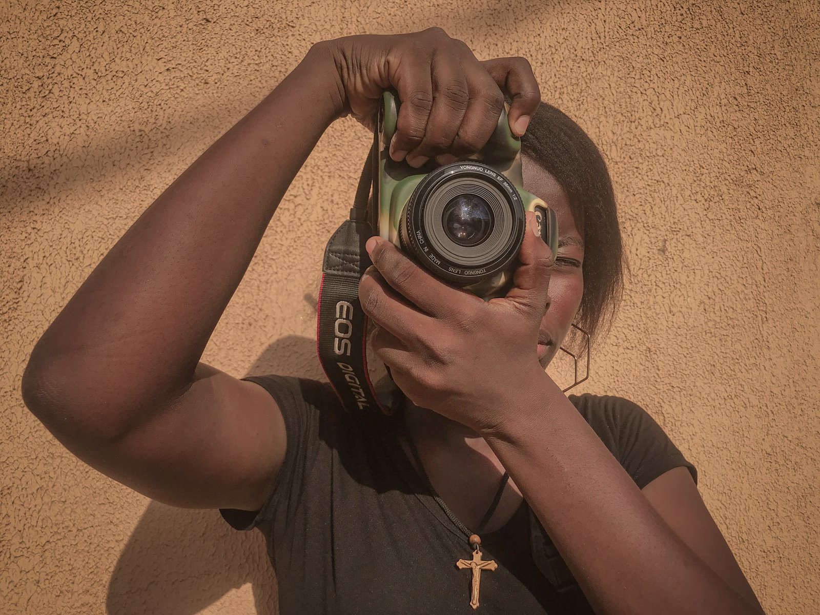Creative expression moment from FutureRise Africa youth activities